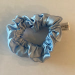 Silk Hair Scrunchie Light Blue -  Silk Scrunchy - Forster's Finery Fine Silk Products