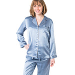 Women's  Mulberry Silk Pajama Set Twilight -  Silk Pajama - Forster's Finery Fine Silk Products