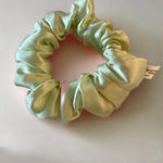 Silk Hair Scrunchie Lime -  Silk Scrunchy - Forster's Finery Fine Silk Products