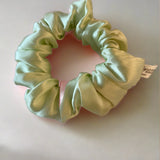Silk Hair Scrunchie Lime - Silk Scrunchy - Forster's Finery Fine Silk Products