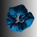 Silk Hair Scrunchie Azure -  Silk Scrunchy - Forster's Finery Fine Silk Products