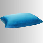 Silk Pillowcase Azure (Envelope Style) -  Silk Pillowcase - Forster's Finery Fine Silk Products