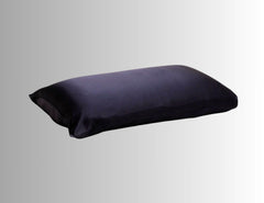 Silk Pillowcase Black (Envelope Style) -  Silk Pillowcase - Forster's Finery Fine Silk Products