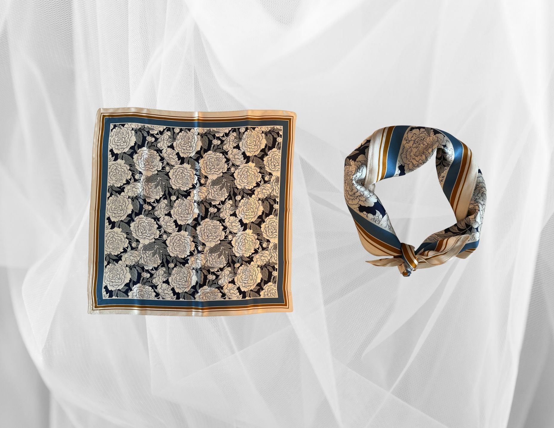 Forsters Finery Mulberry Silk Scarves. 26x26 inches Square - Silk Scarf - Forster's Finery Fine Silk Products