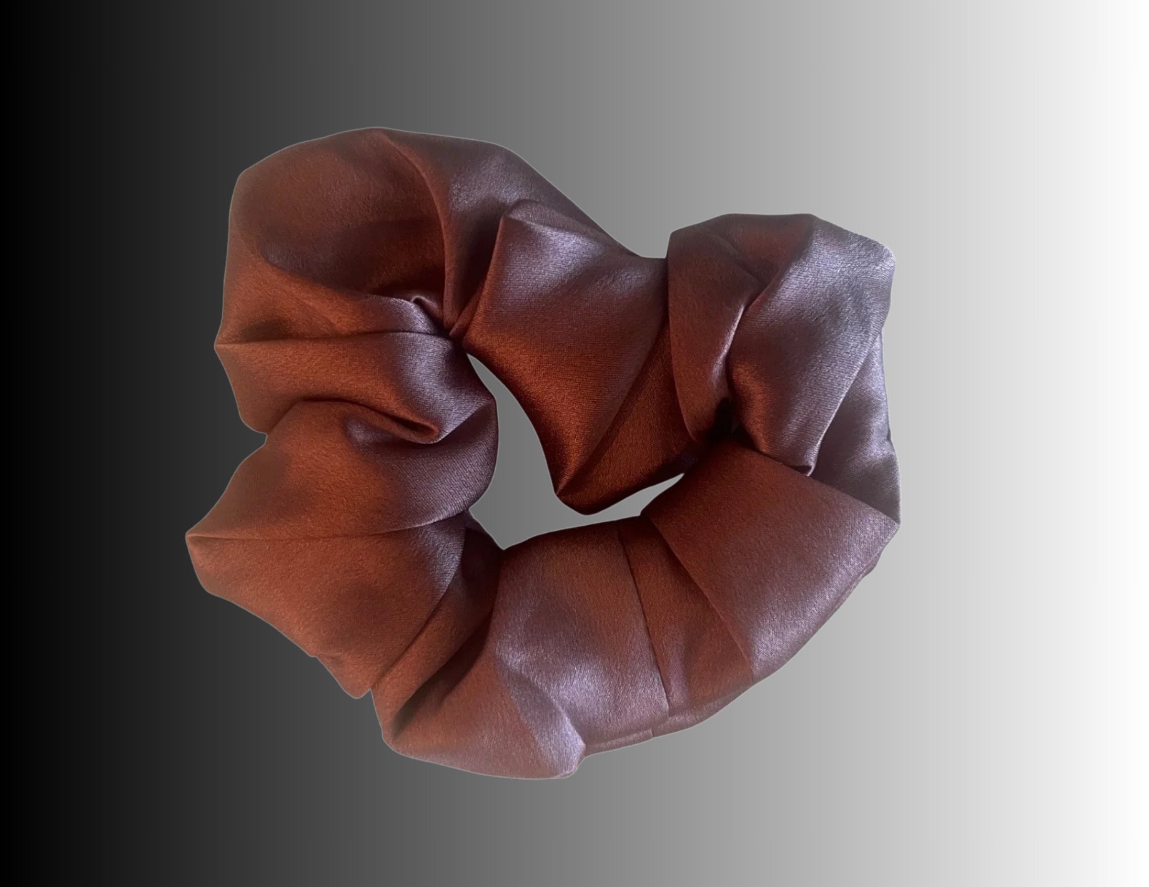 Silk Hair Scrunchie Coffee - Silk Scrunchy - Forster's Finery Fine Silk Products