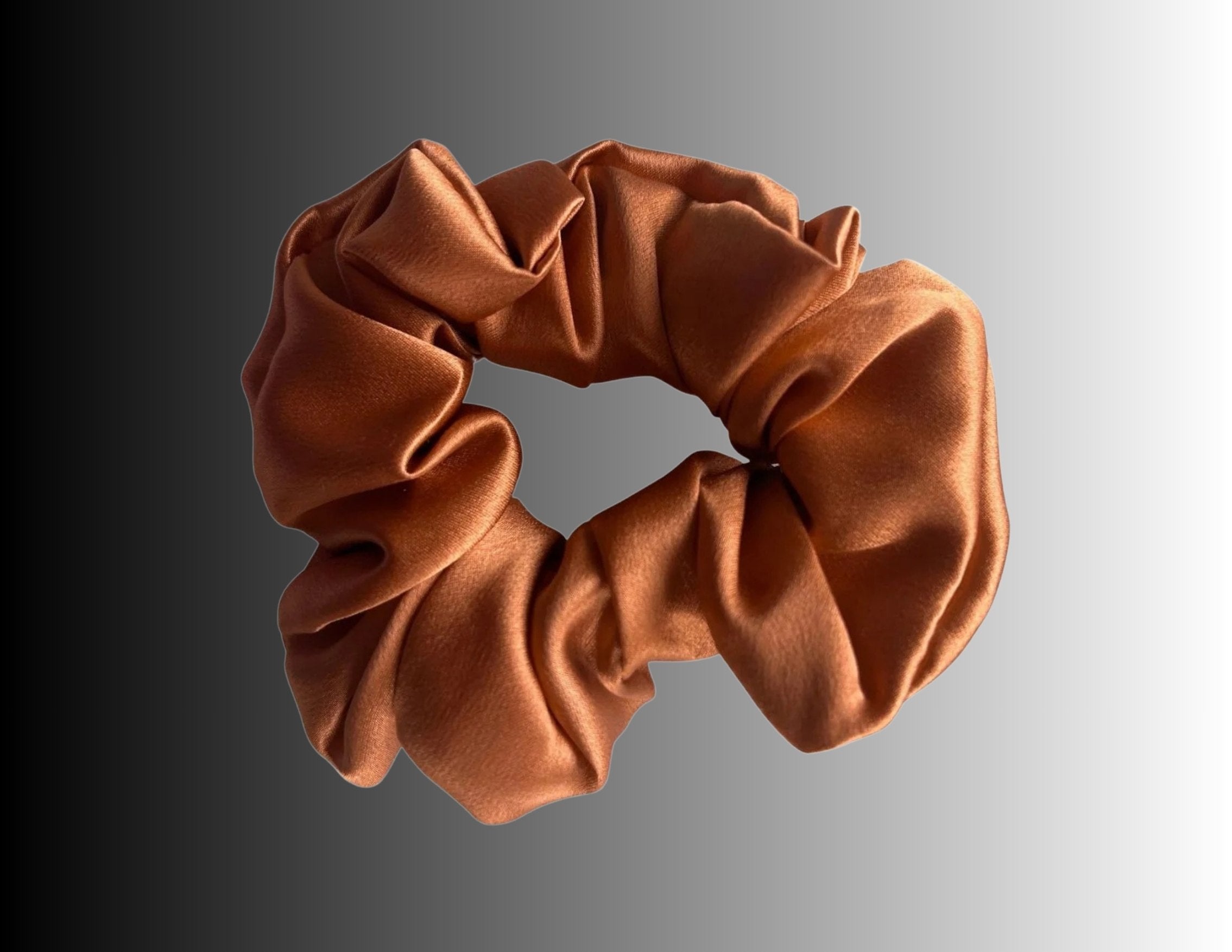 Silk Hair Scrunchie Copper - Silk Scrunchy - Forster's Finery Fine Silk Products