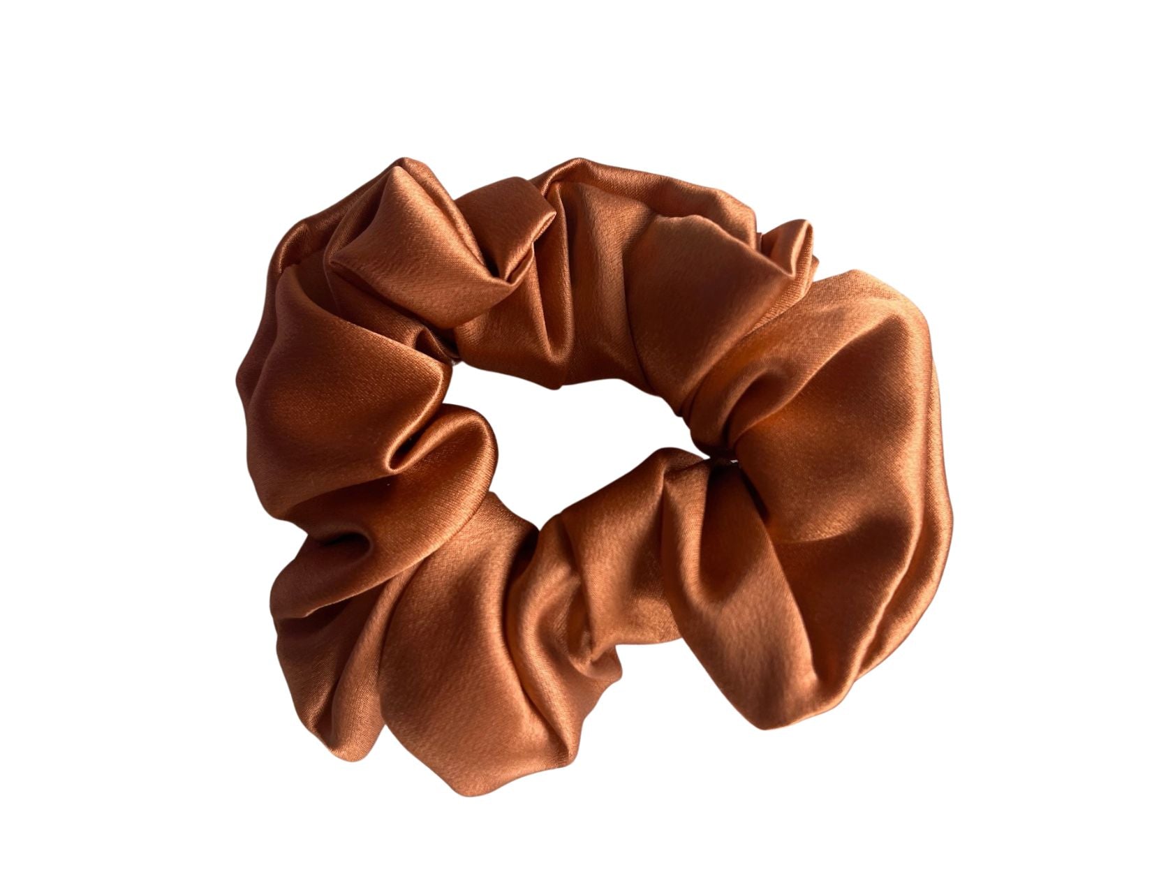 3 Pack Scrunchie Bundle Purple Copper Azure 3.5-4 cm - Silk Scrunchy - Forster's Finery Fine Silk Products