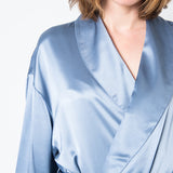  Women's Twilight Robe - Women's Twilight Robe -  -  - Luxurious Fine Silk by Forsters Finery