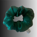Silk Hair Scrunchy Dark Green -  Silk Scrunchy - Forster's Finery Fine Silk Products