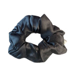 Silk Hair Scrunchie Dk Grey -  Silk Scrunchy - Forster's Finery Fine Silk Products