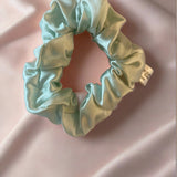 Silk Hair Scrunchie Mint - Silk Scrunchy - Forster's Finery Fine Silk Products