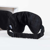 Silk Sleep Mask Black -  Sleep Masks - Forster's Finery Fine Silk Products
