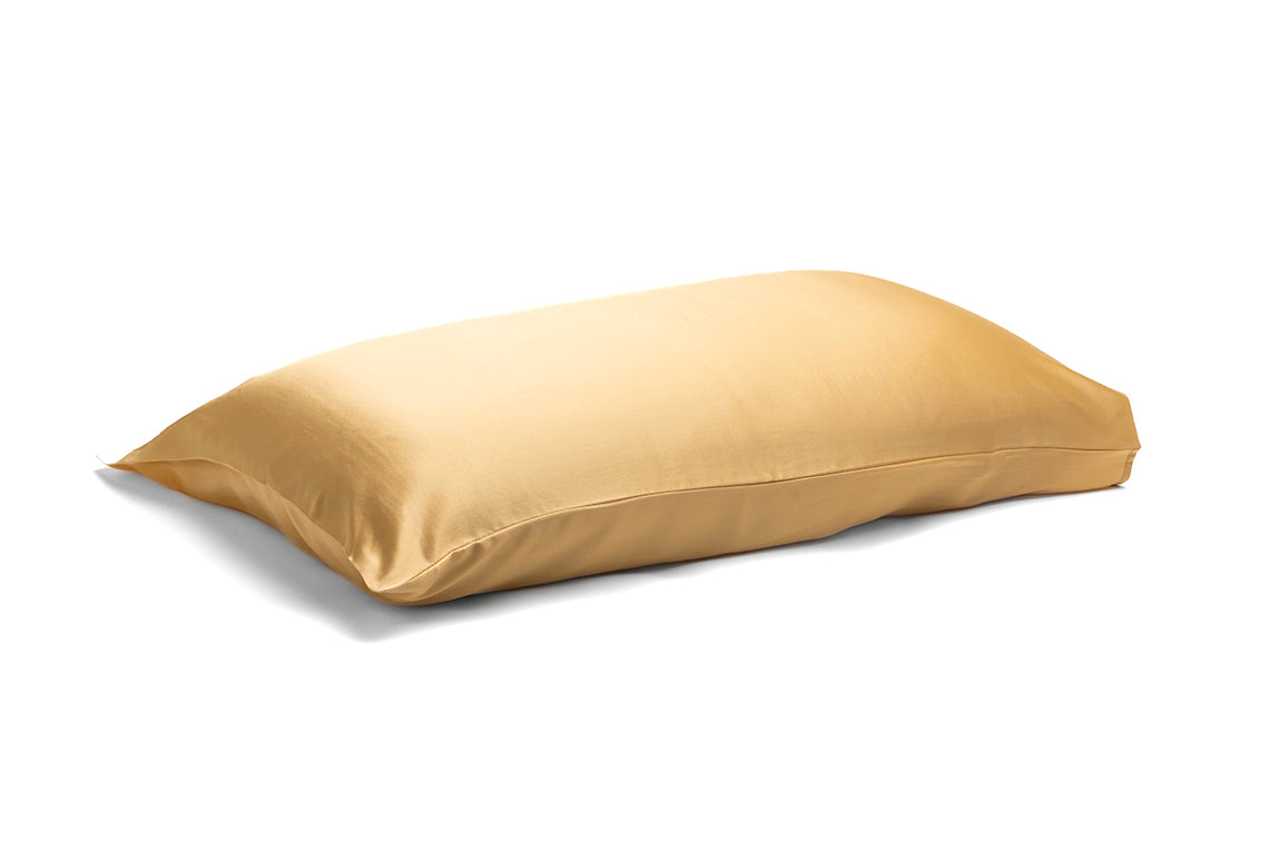  Gold Silk Pillowcase - Standard - FF-Pillowcase-Standard-Gold -  - Luxurious Fine Silk by Forsters Finery