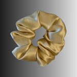 Silk Hair Scrunchie Gold -  Silk Scrunchy - Forster's Finery Fine Silk Products