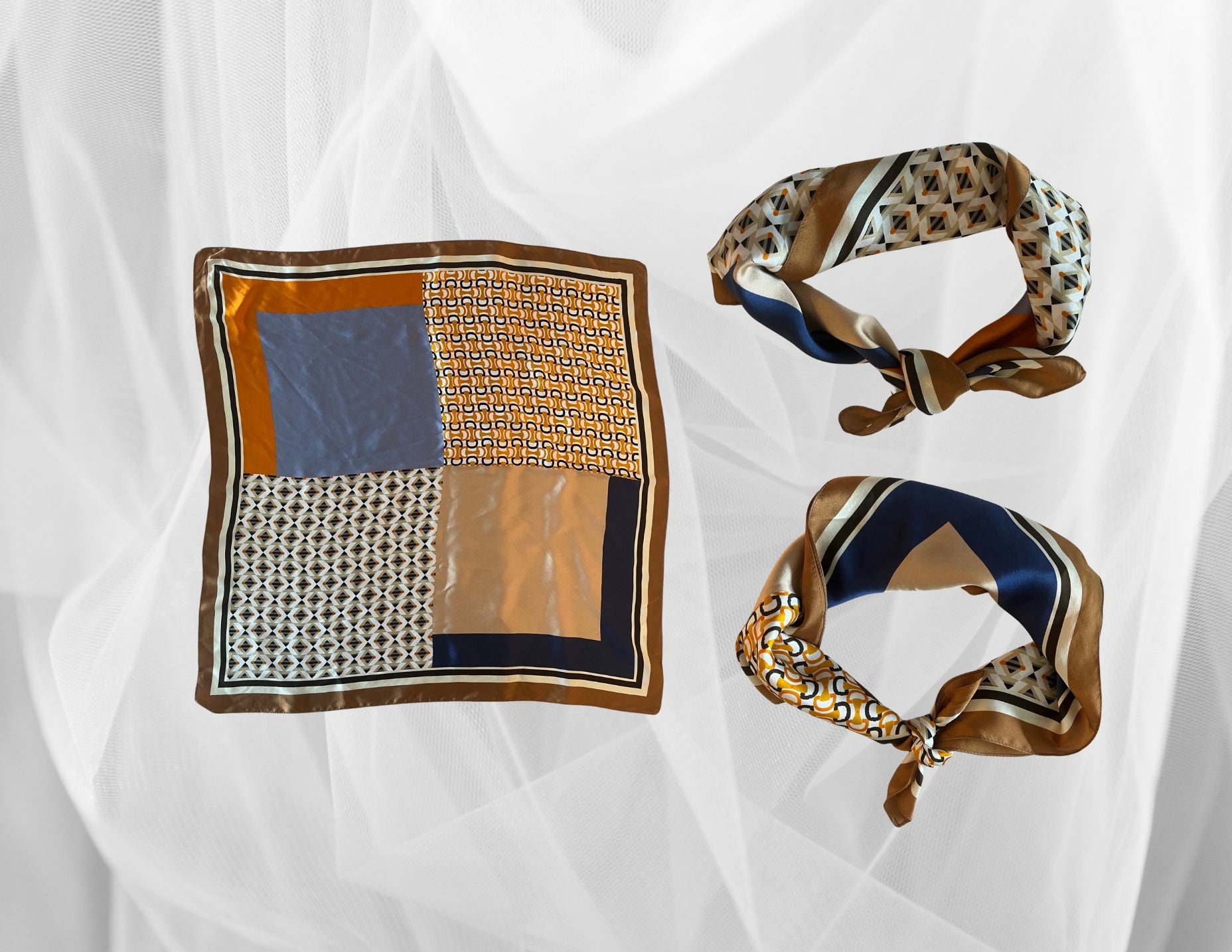 Forsters Finery Mulberry Silk Scarves. 26x26 inches Square - Silk Scarf - Forster's Finery Fine Silk Products