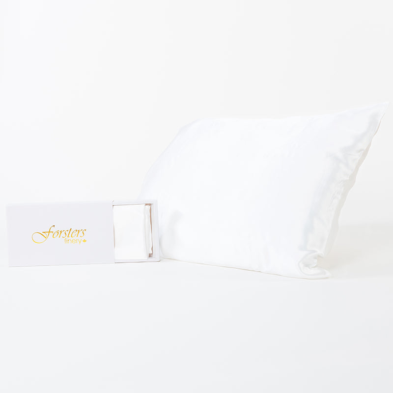Mulberry Silk Pillowcase Ivory - Silk Pillowcase - Forster's Finery Fine Silk Products