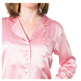 Women's Mulberry Silk Pajama Set Pink - Silk Pajama - Forster's Finery Fine Silk Products