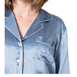 Women's  Mulberry Silk Pajama Set Twilight -  Silk Pajama - Forster's Finery Fine Silk Products