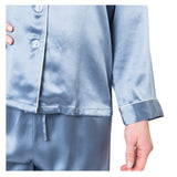 Women's Mulberry Silk Pajama Set Twilight - Silk Pajama - Forster's Finery Fine Silk Products