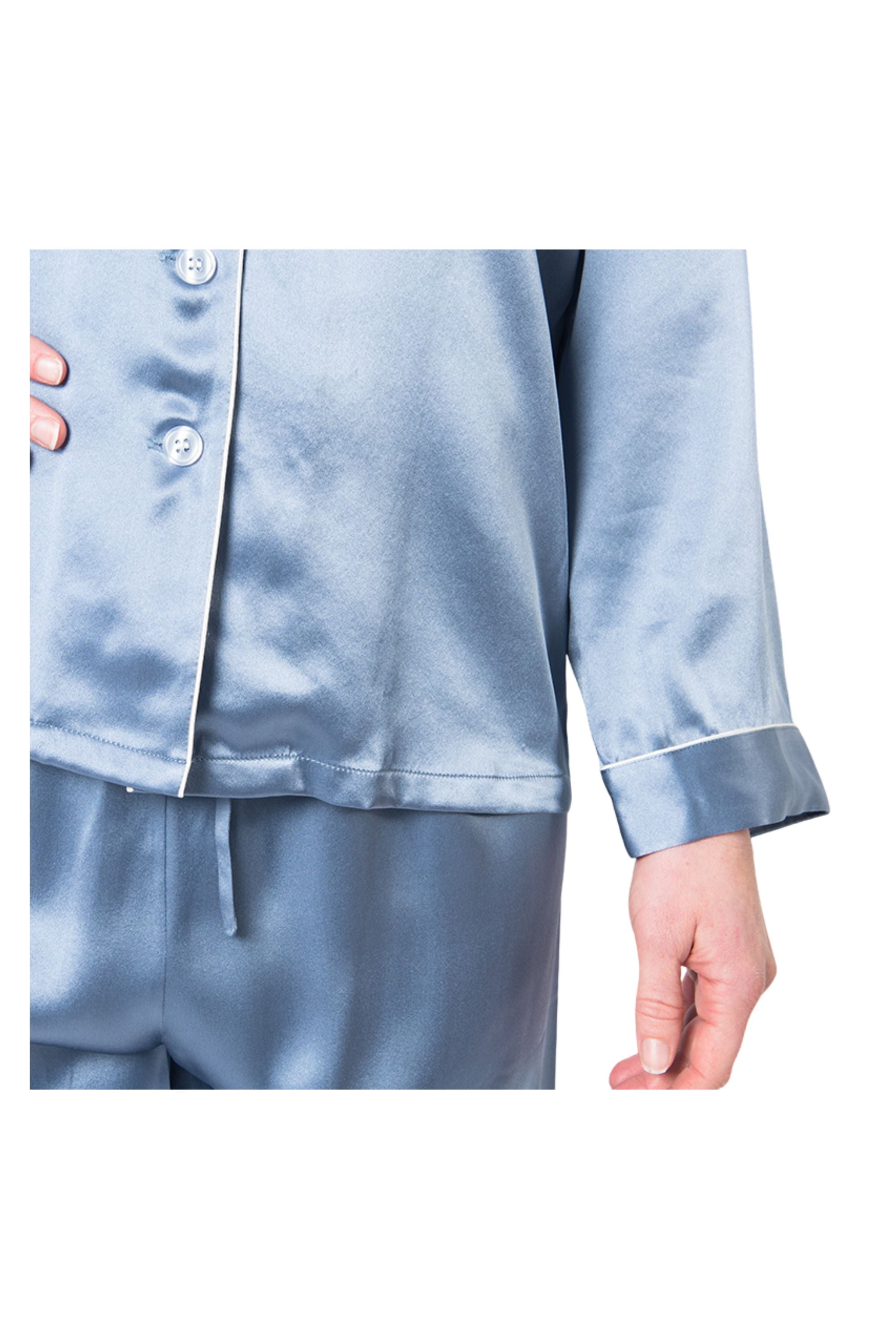 Women's Mulberry Silk Pajama Set Twilight - Silk Pajama - Forster's Finery Fine Silk Products