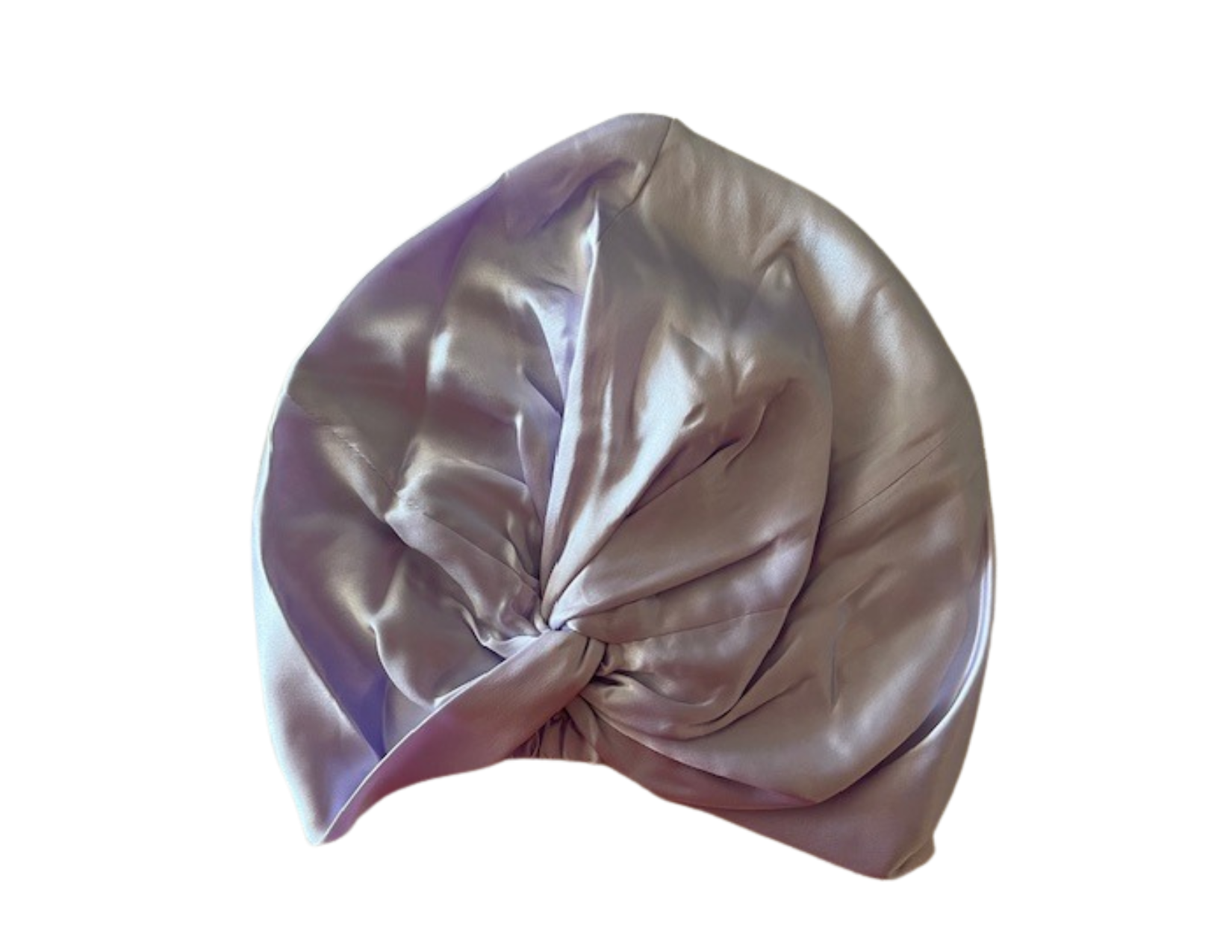 Silk Night Cap/Bonnet (Twisted Design) Lilac - Silk Night Cap - Forster's Finery Fine Silk Products