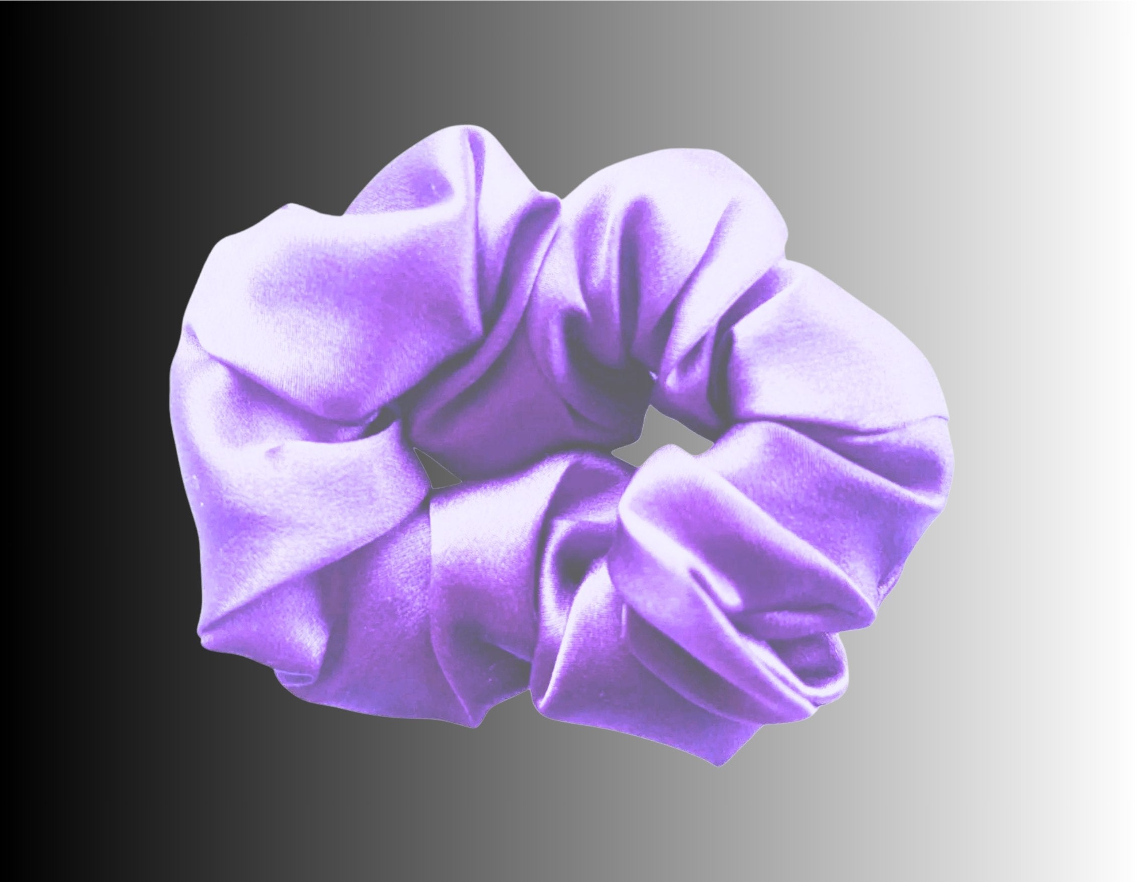 Silk Hair Scrunchie Lilac - Silk Scrunchy - Forster's Finery Fine Silk Products