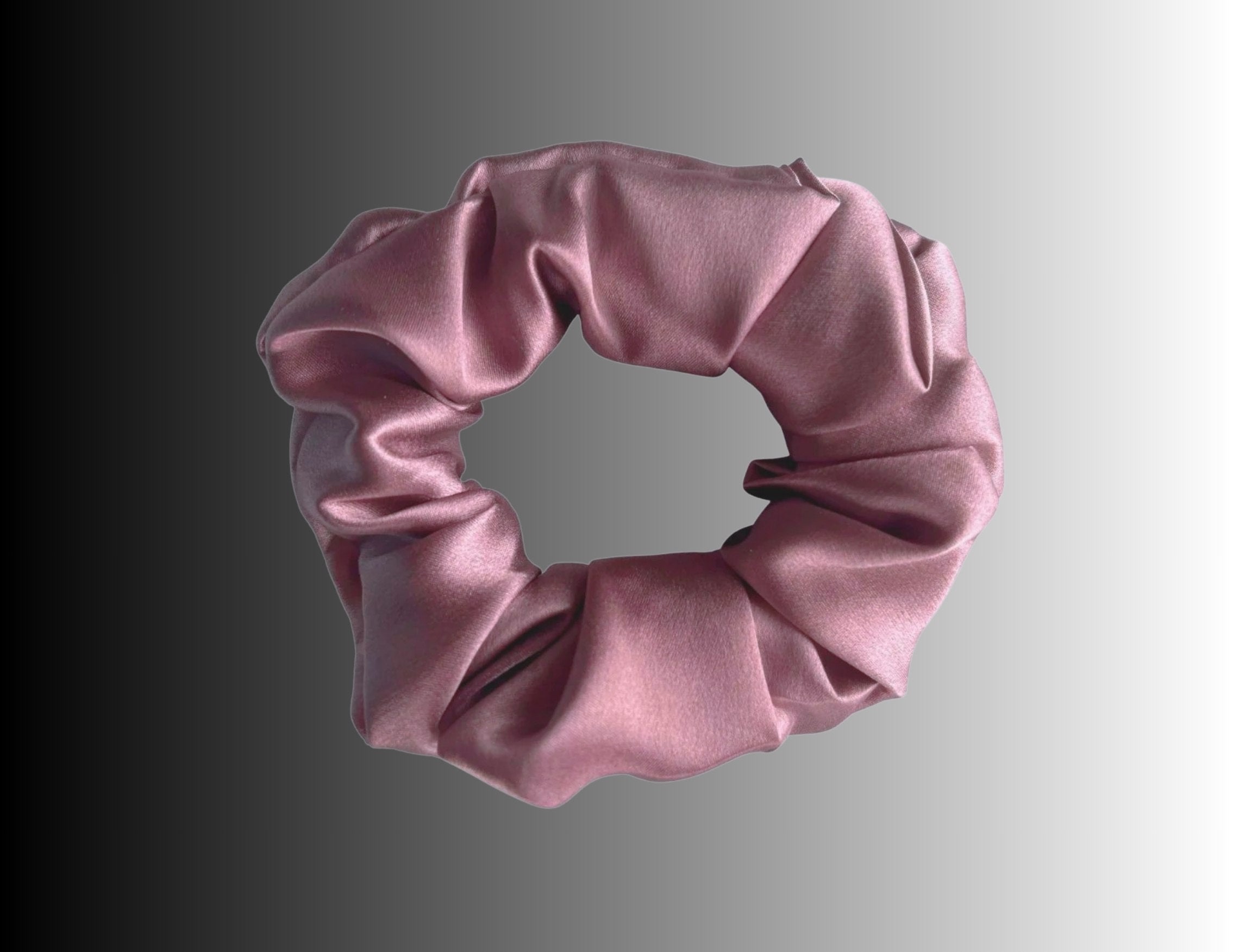 Silk Hair Scrunchie Mauve - Silk Scrunchy - Forster's Finery Fine Silk Products