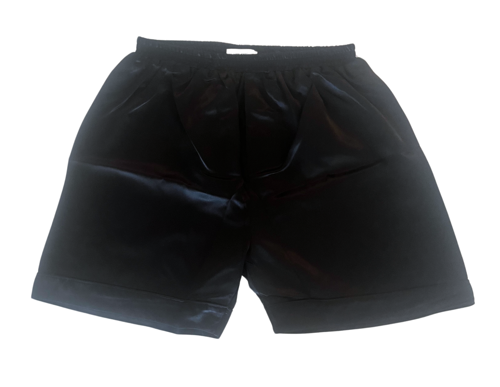Men's Mulberry Silk Boxer Short with faux fly Black - Silk Boxer Shorts - Forster's Finery Fine Silk Products