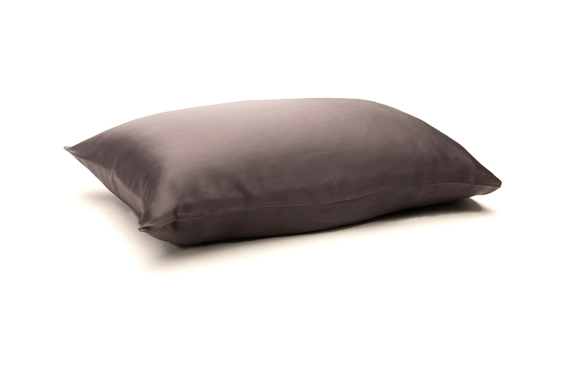 Mulberry Silk Pillowcase Dark Grey - Silk Pillowcase - Forster's Finery Fine Silk Products