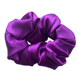 3 Pack Scrunchie Bundle Purple Copper Azure 3.5-4 cm - Silk Scrunchy - Forster's Finery Fine Silk Products
