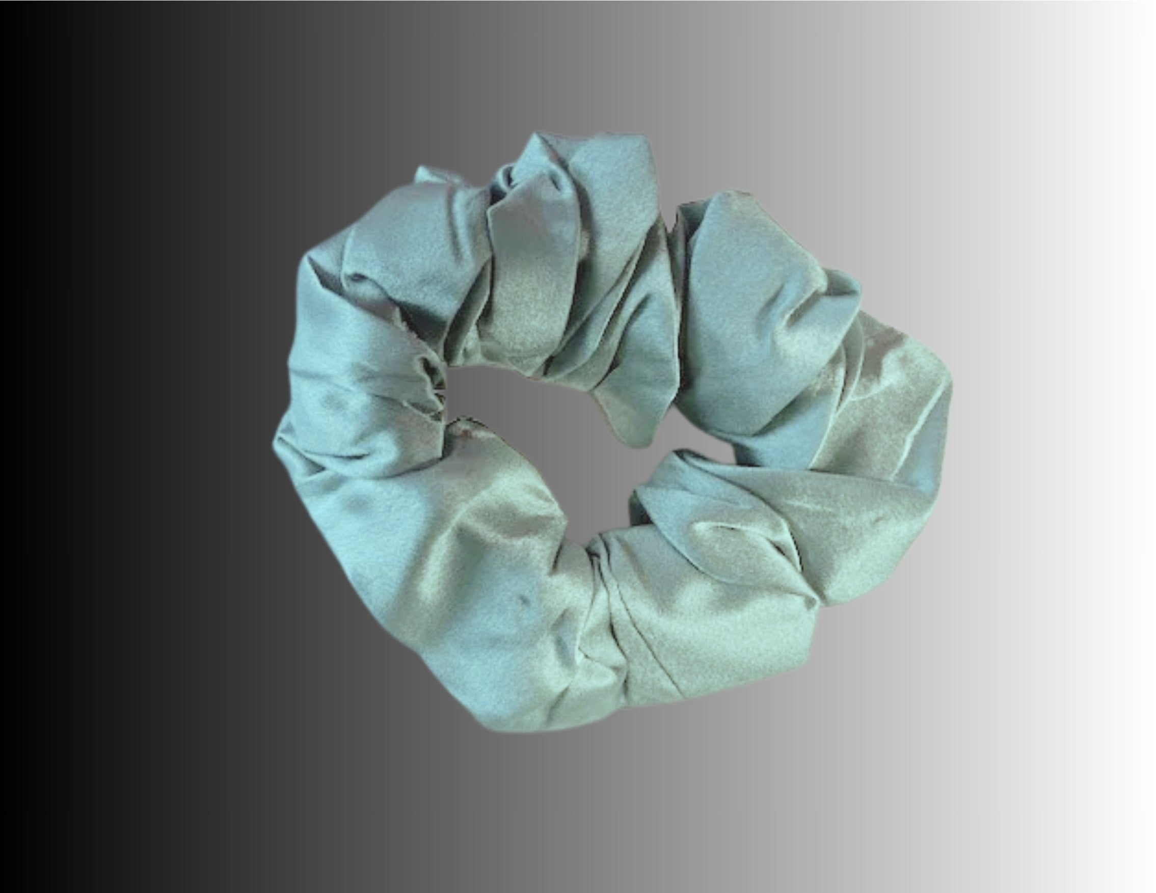 Silk Hair Scrunchie Sage - Silk Scrunchy - Forster's Finery Fine Silk Products