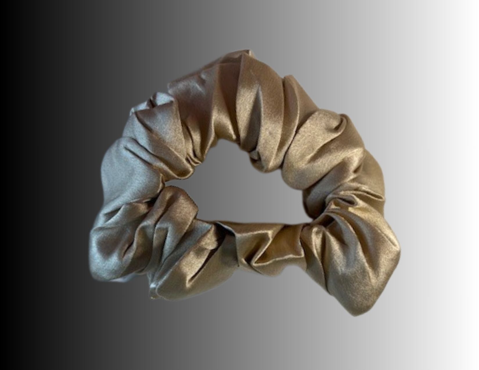 Silk Hair Scrunchie Sand - Silk Scrunchy - Forster's Finery Fine Silk Products