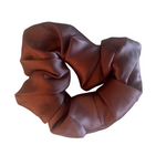 Silk Hair Scrunchie Coffee -  Silk Scrunchy - Forster's Finery Fine Silk Products