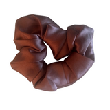 Silk Hair Scrunchie Coffee - Silk Scrunchy - Forster's Finery Fine Silk Products