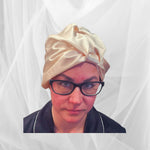 Baby Pink Double Silk Bonnet -  Silk Night Cap - Forster's Finery Fine Silk Products
