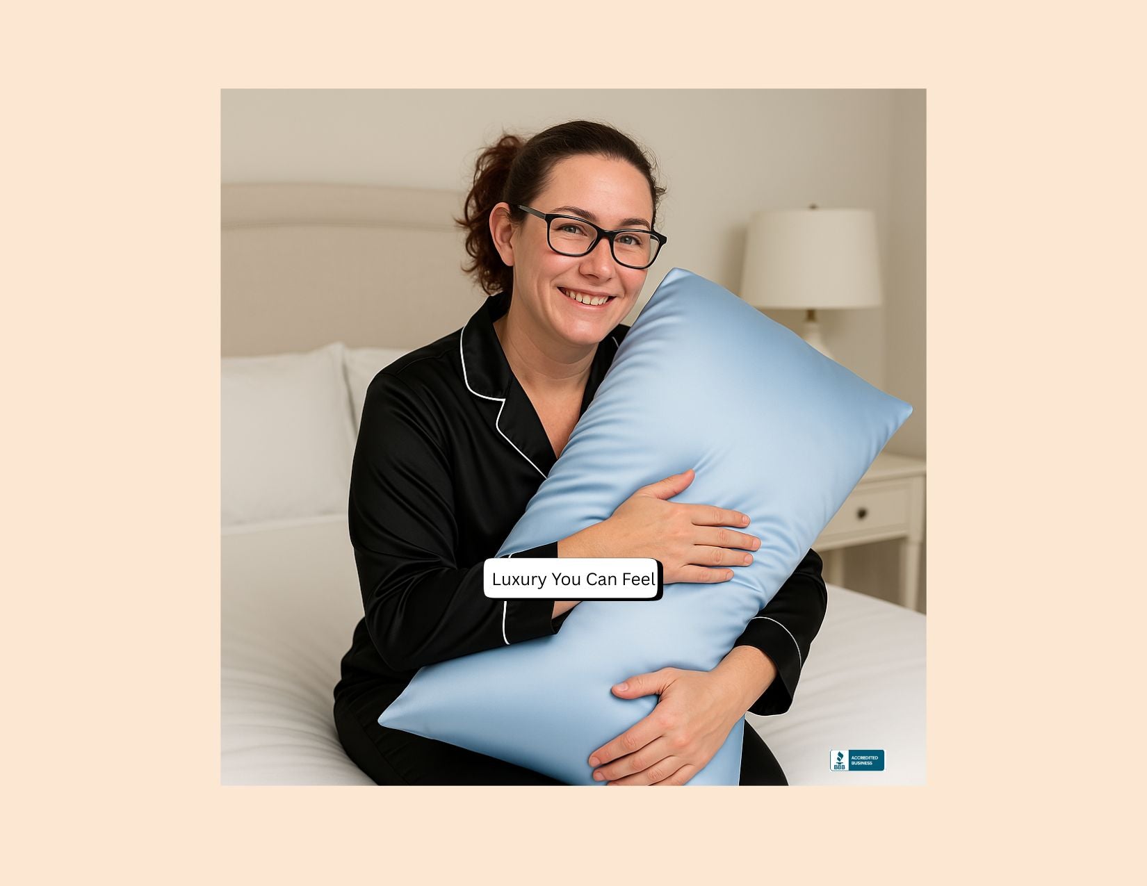 Mulberry Silk Pillowcase Envelope Style Light Blue - Silk Pillowcase - Forster's Finery Fine Silk Products