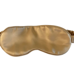 Silk Sleep Mask Gold -  Sleep Masks - Forster's Finery Fine Silk Products