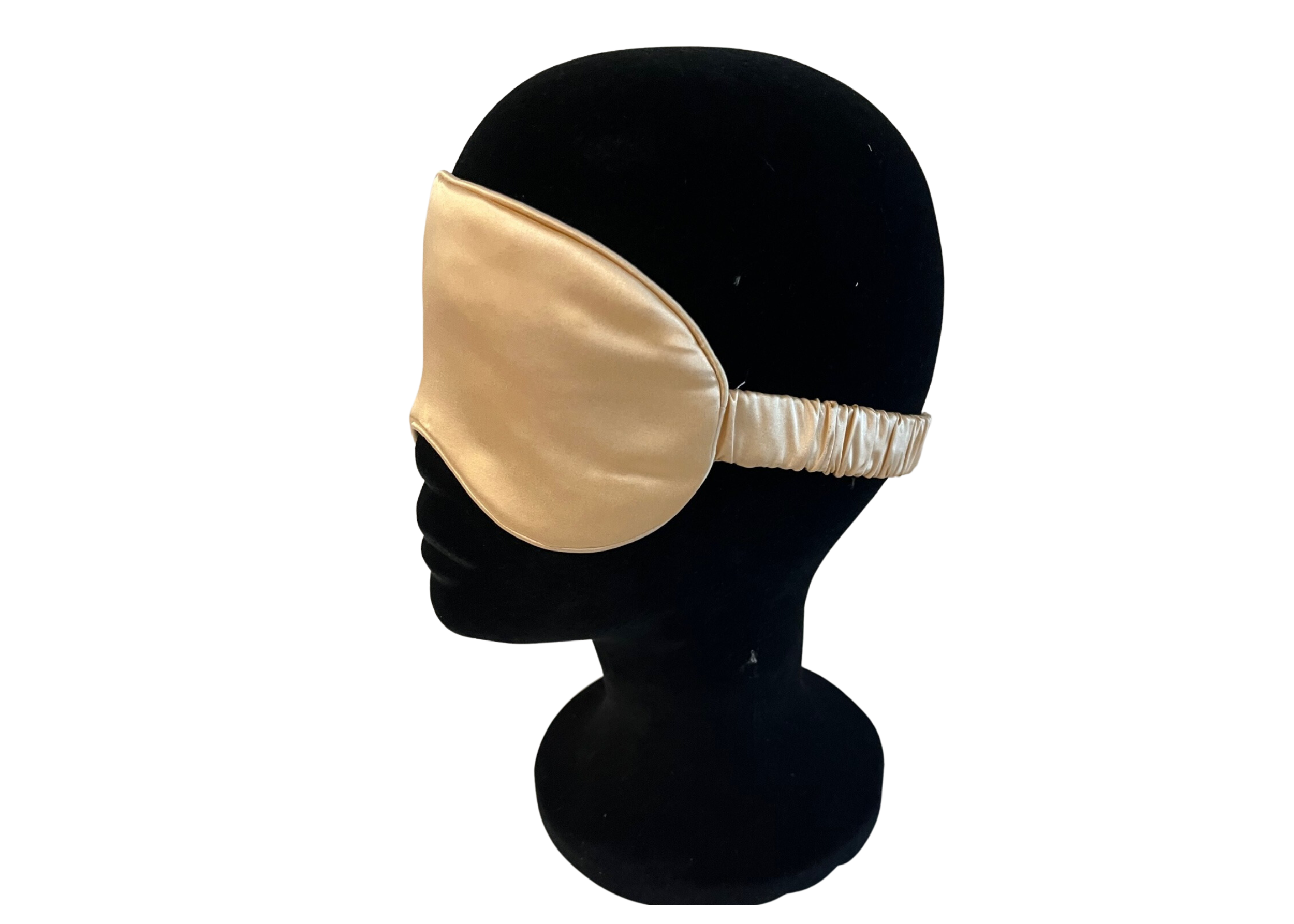  Gold Pure Silk Sleep Mask - Gold Pure Silk Sleep Mask -  -  - Luxurious Fine Silk by Forsters Finery