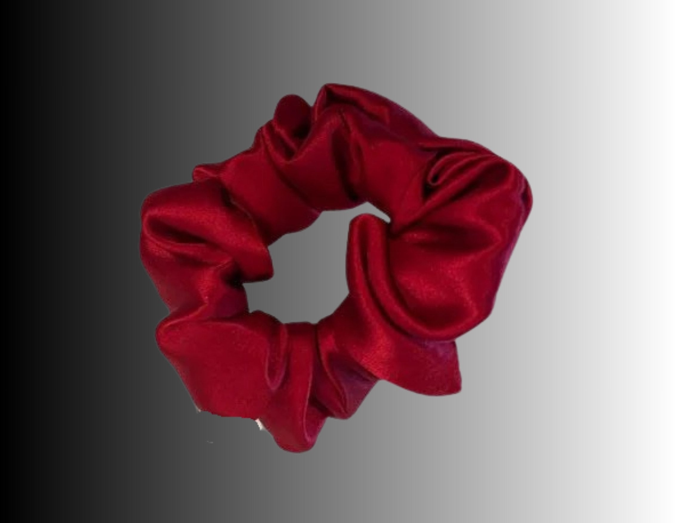 Silk Hair Scrunchie Wine -  Silk Scrunchy - Forster's Finery Fine Silk Products