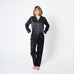  Women's Black Pajama Set - 2X - FF-Womenspajama-2X-Black -  - Luxurious Fine Silk by Forsters Finery