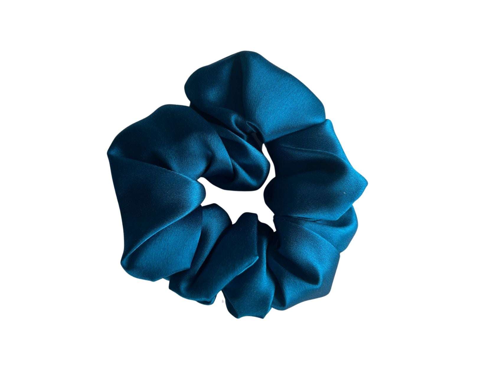 3 Pack Scrunchie Bundle Purple Copper Azure 3.5-4 cm - Silk Scrunchy - Forster's Finery Fine Silk Products
