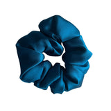 3 Pack Scrunchie Bundle Purple Copper Azure 3.5-4 cm - Silk Scrunchy - Forster's Finery Fine Silk Products