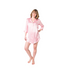 Women's  Mulberry Silk Nightshirt Pink -  Silk Nighshirt - Forster's Finery Fine Silk Products