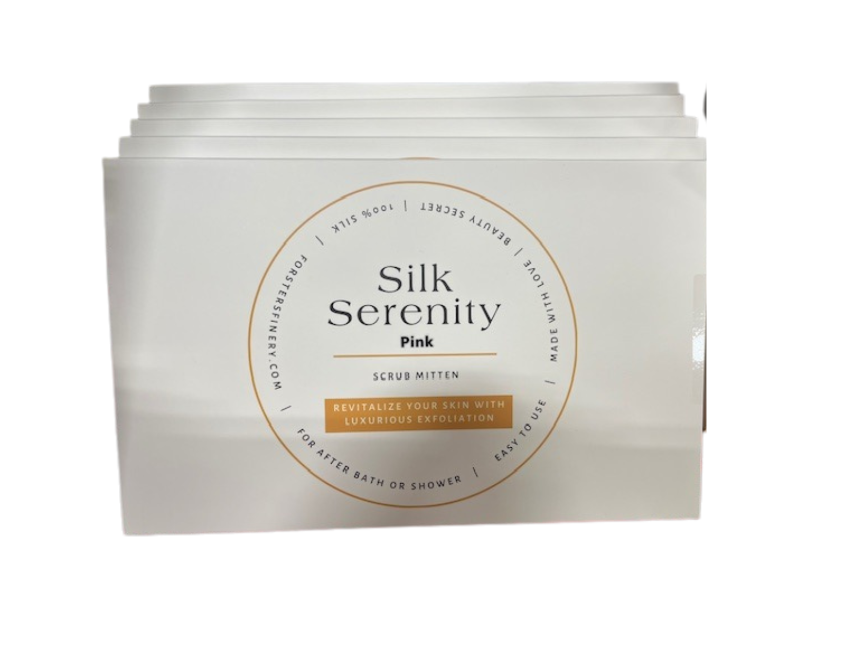 Silk Serenity Scrub Mitten -  Silk Exfoliating Mitt - Forster's Finery Fine Silk Products