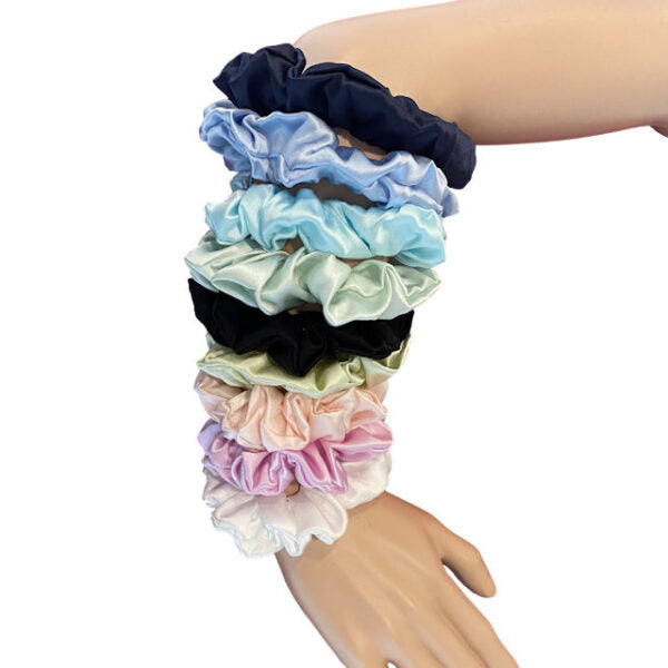 Silk Hair Scrunchie Lime - Silk Scrunchy - Forster's Finery Fine Silk Products