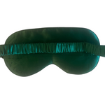 Silk Sleep Mask Dark Green -  Sleep Masks - Forster's Finery Fine Silk Products