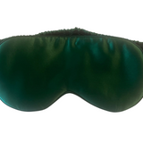 Silk Sleep Mask Dark Green - Sleep Masks - Forster's Finery Fine Silk Products