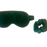 Silk Sleep Mask Dark Green - Sleep Masks - Forster's Finery Fine Silk Products