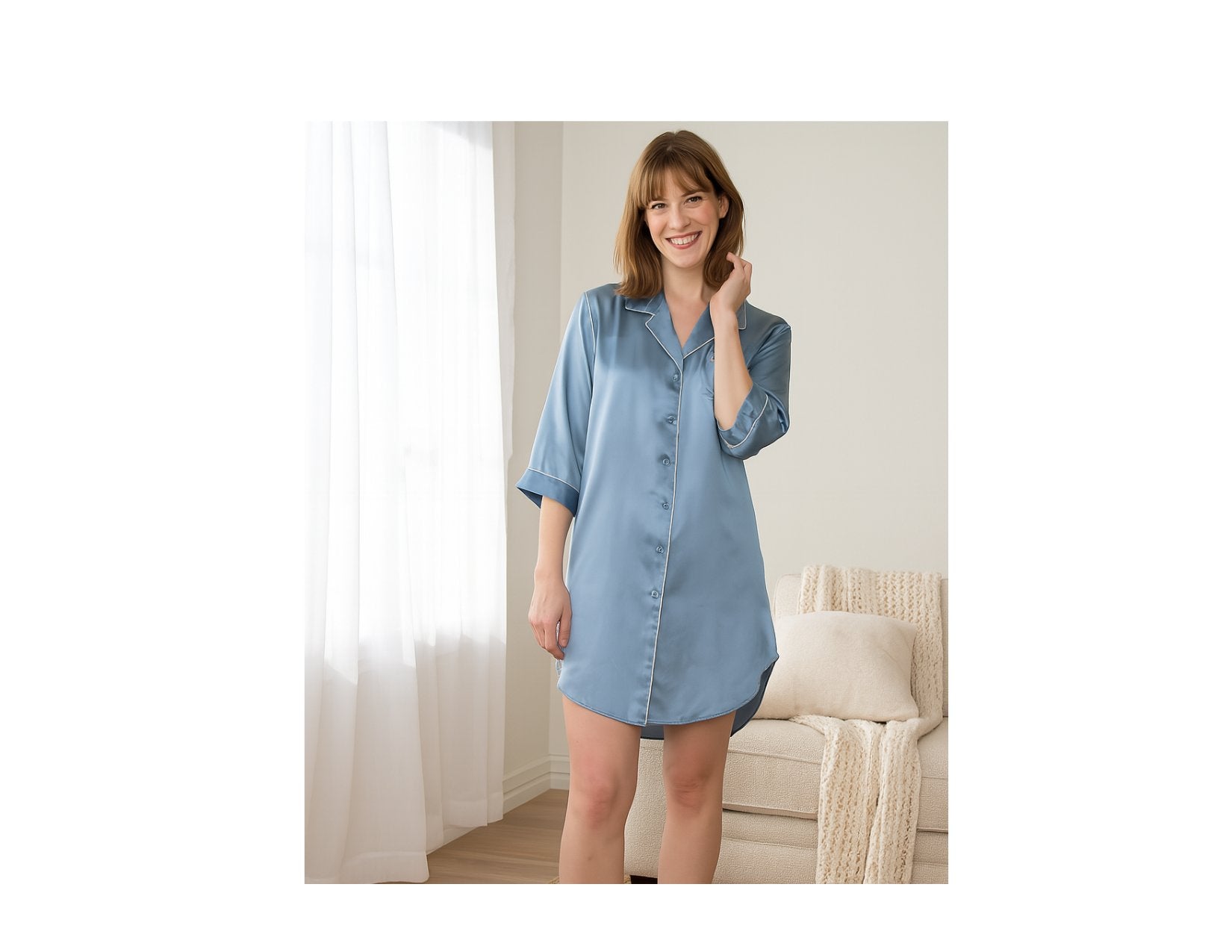 Women's Silk Nightshirts