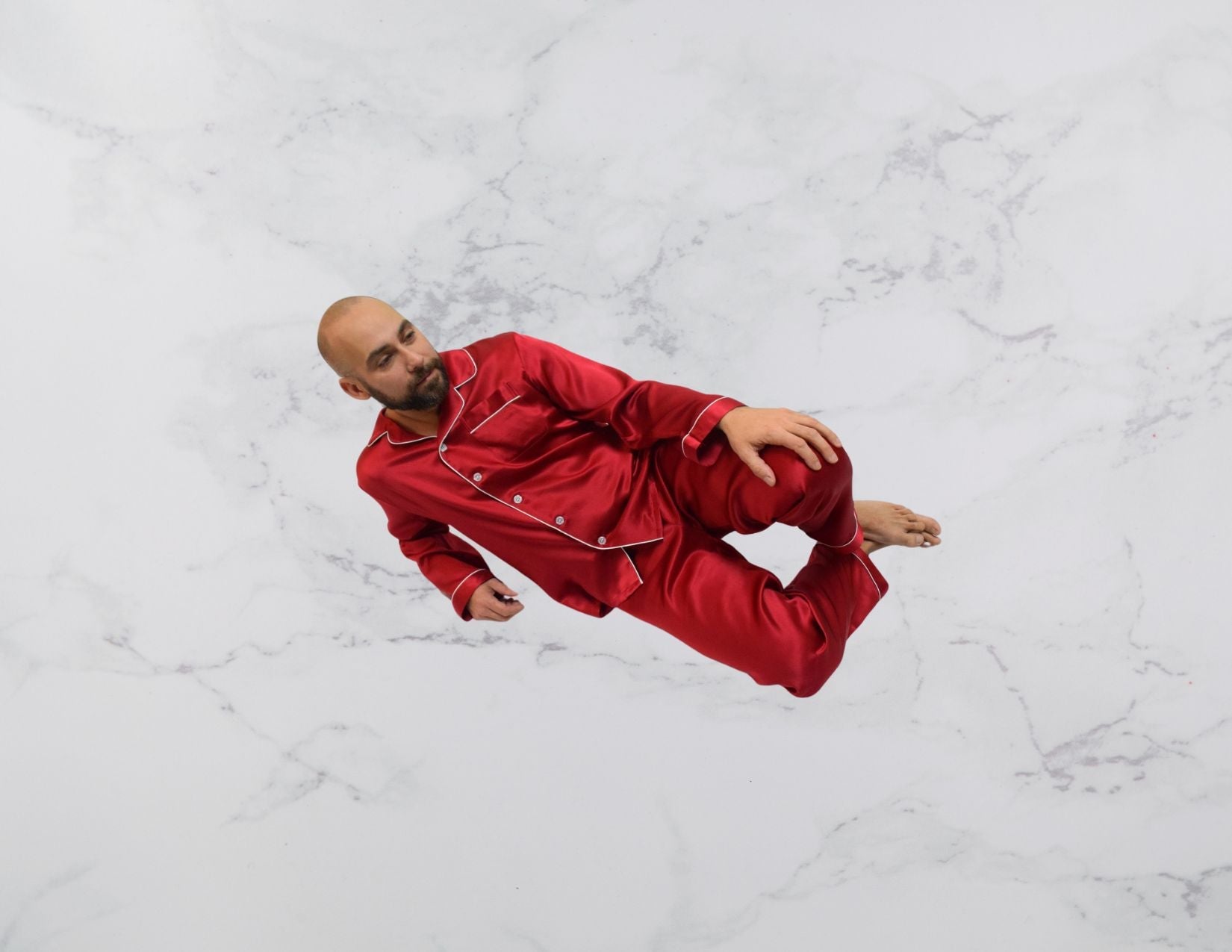 Men's Silk Pajama Sets